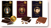 Goethe, Bach & Luther Rotstern-Tafelschokolade